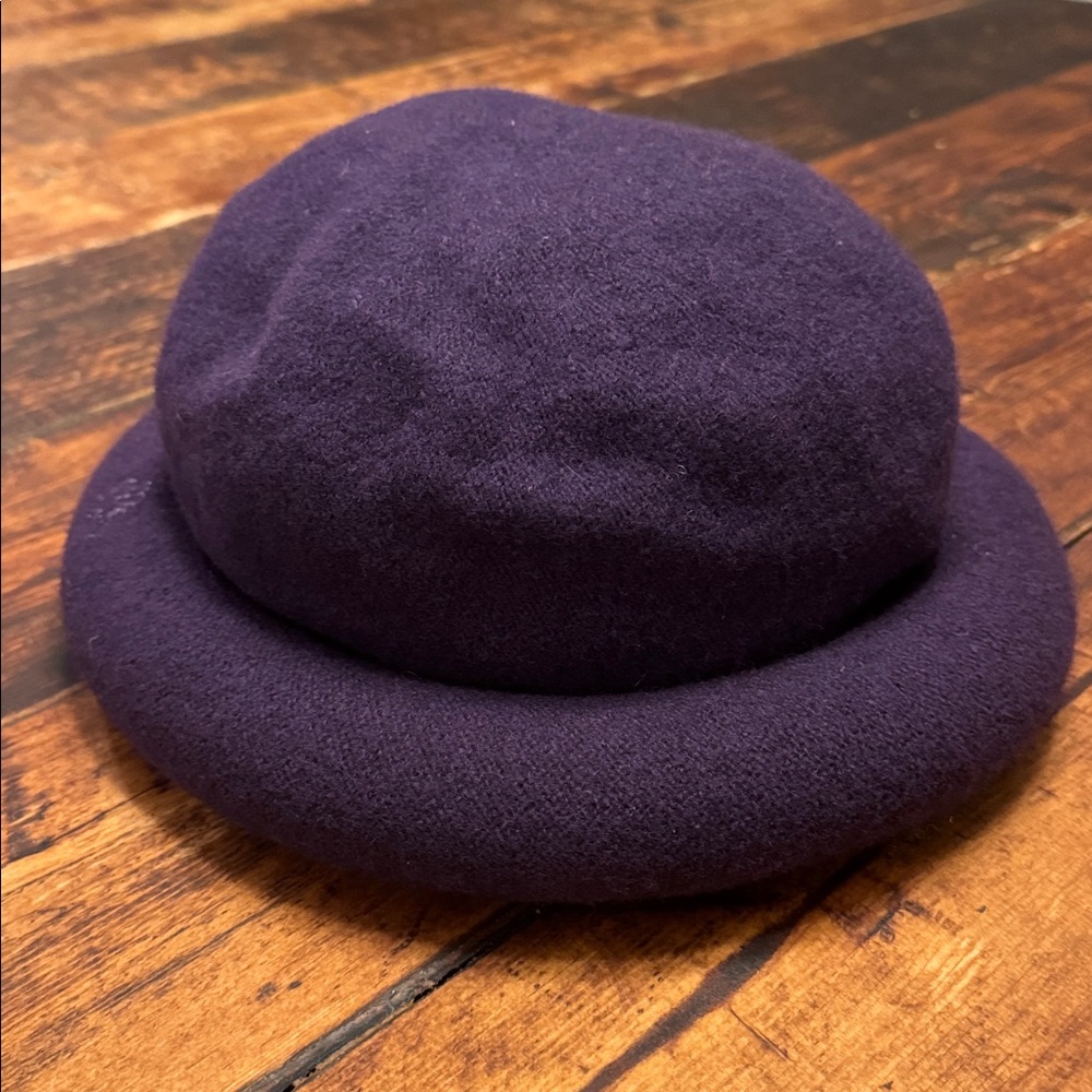 Betmar Purple Wool Hat